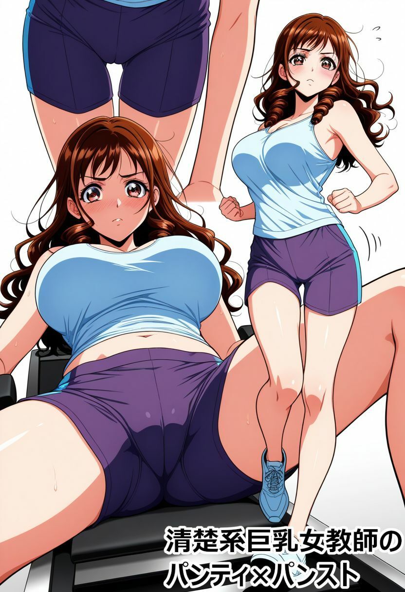 清楚系巨乳女教師のパンティ×パンスト サンプル7ページ目