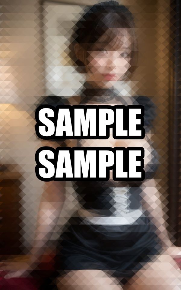 むっちり黒メイド美女写真集 サンプル6ページ目