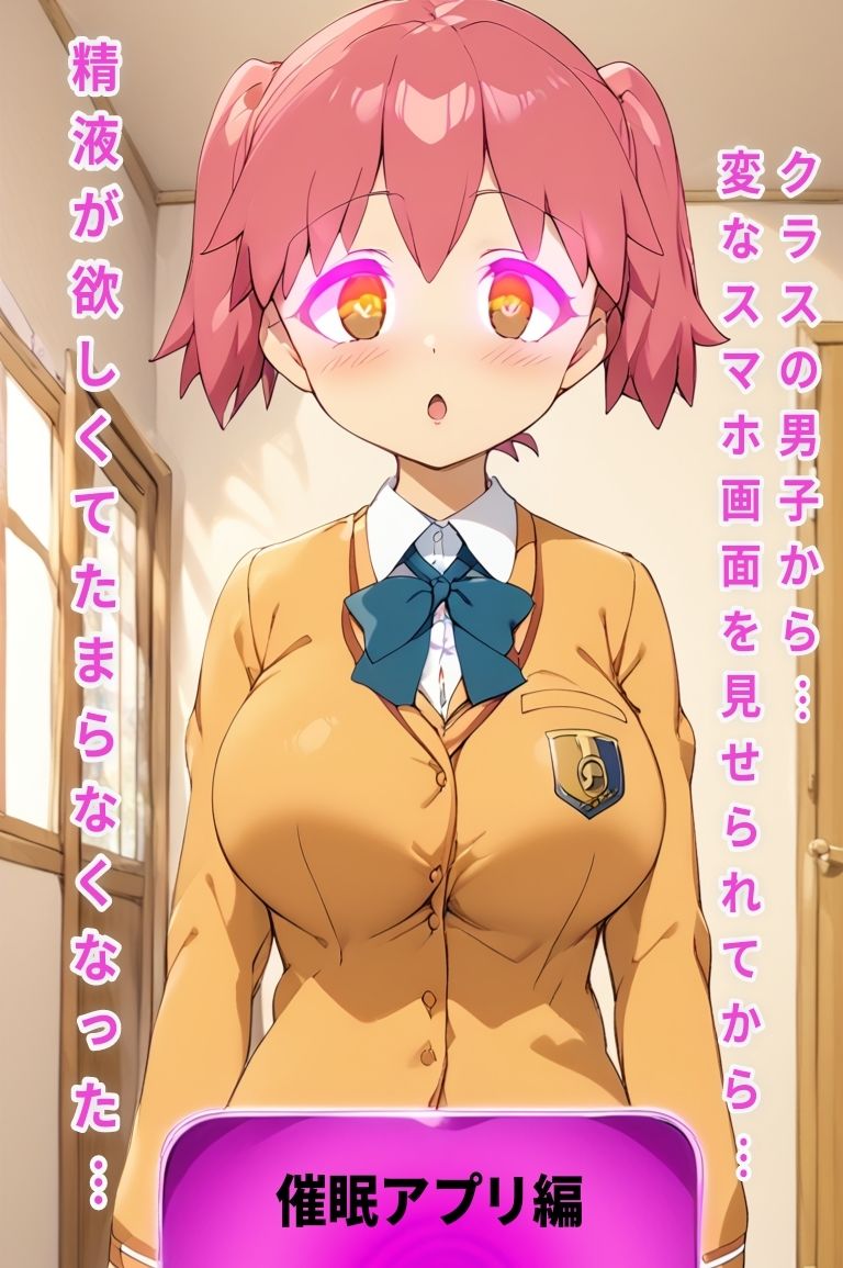 【ケ●ロ軍曹】催●アプリでヒロイン孕ませ サンプル1ページ目