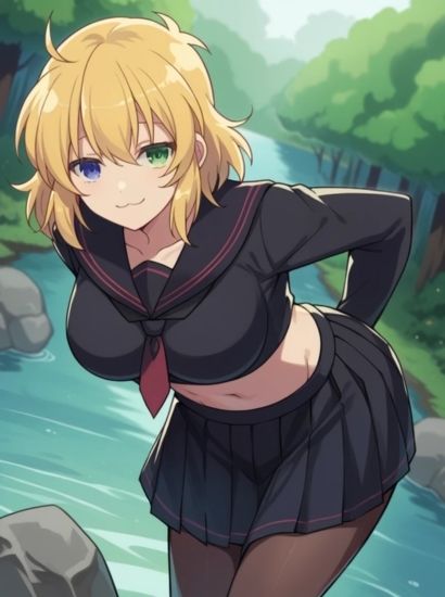 閃乱カグラの両奈から送られてきた自撮り写真 サンプル1ページ目