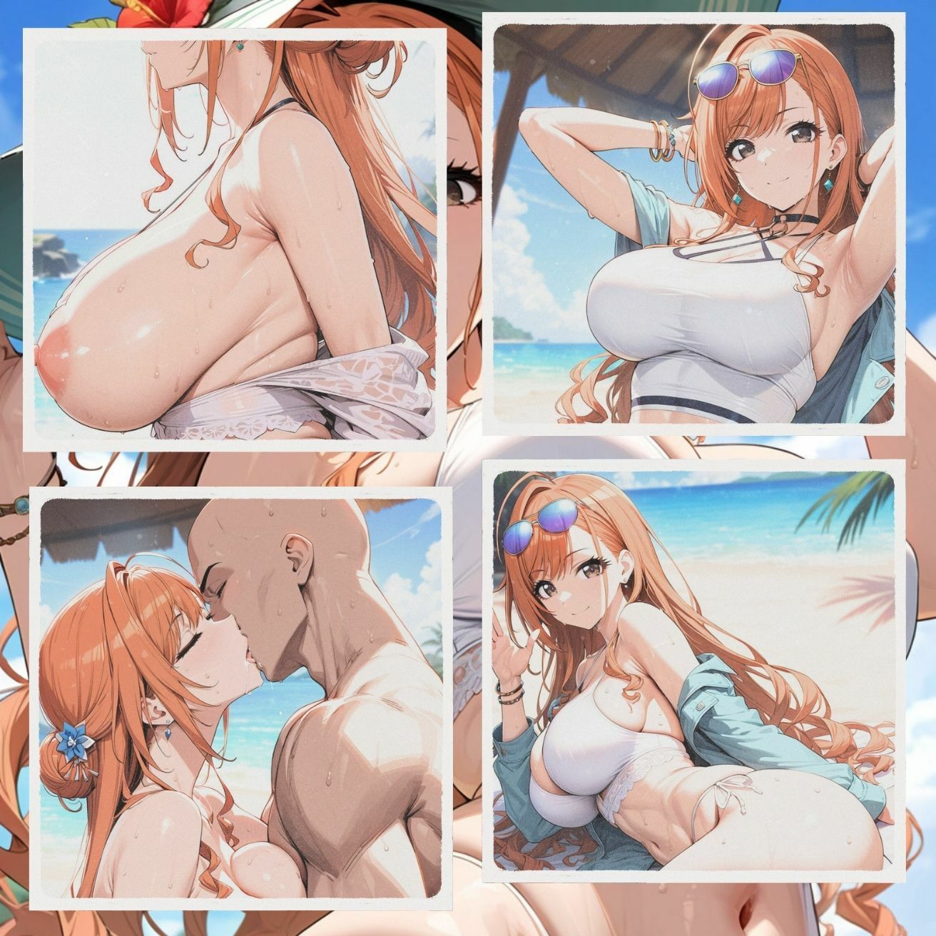 咲耶・夏葉とひたすらイチャイチャしたい サンプル4ページ目