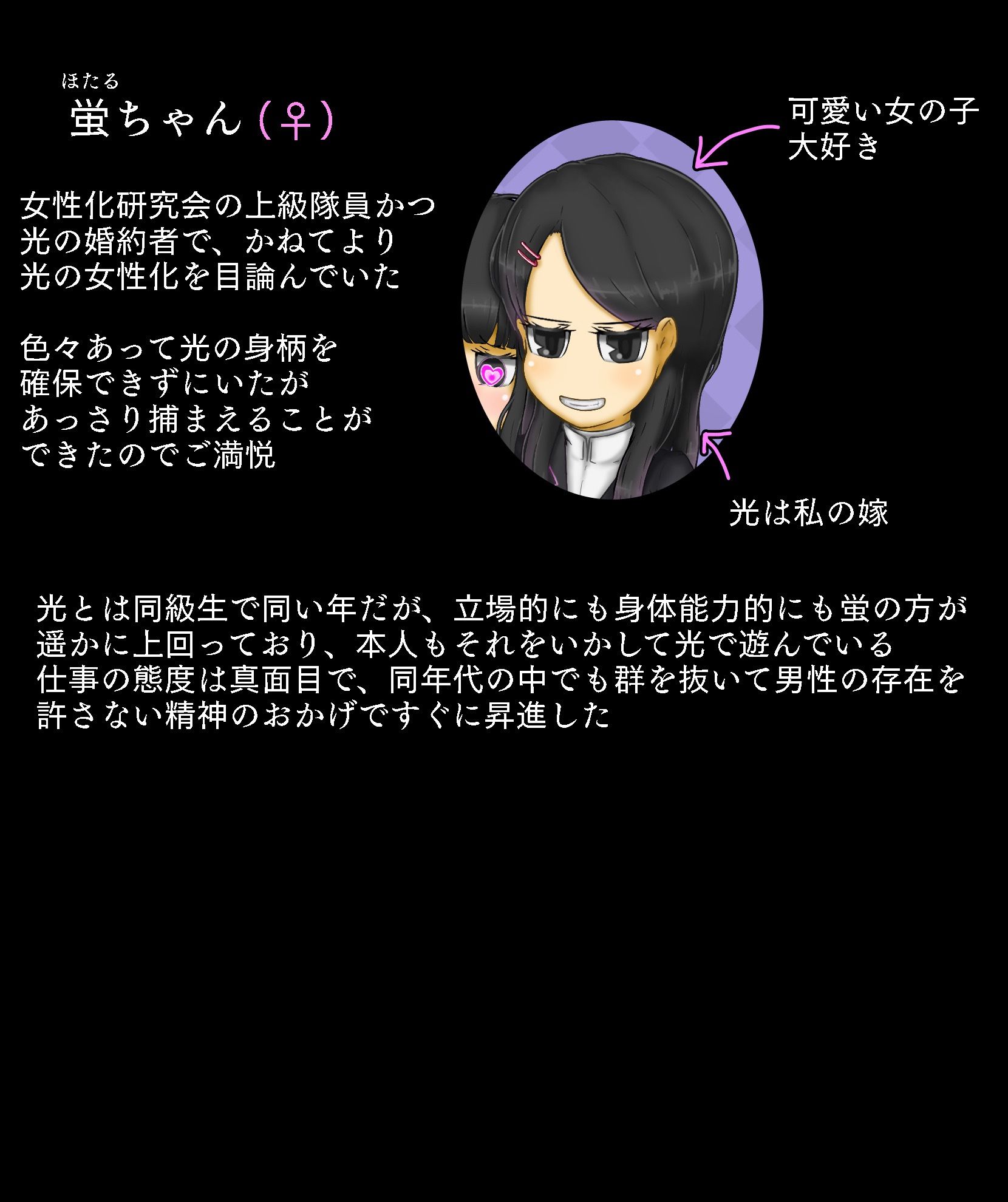 Girls world mini 〜人類女性化計画に敗北した主人公〜 サンプル5ページ目