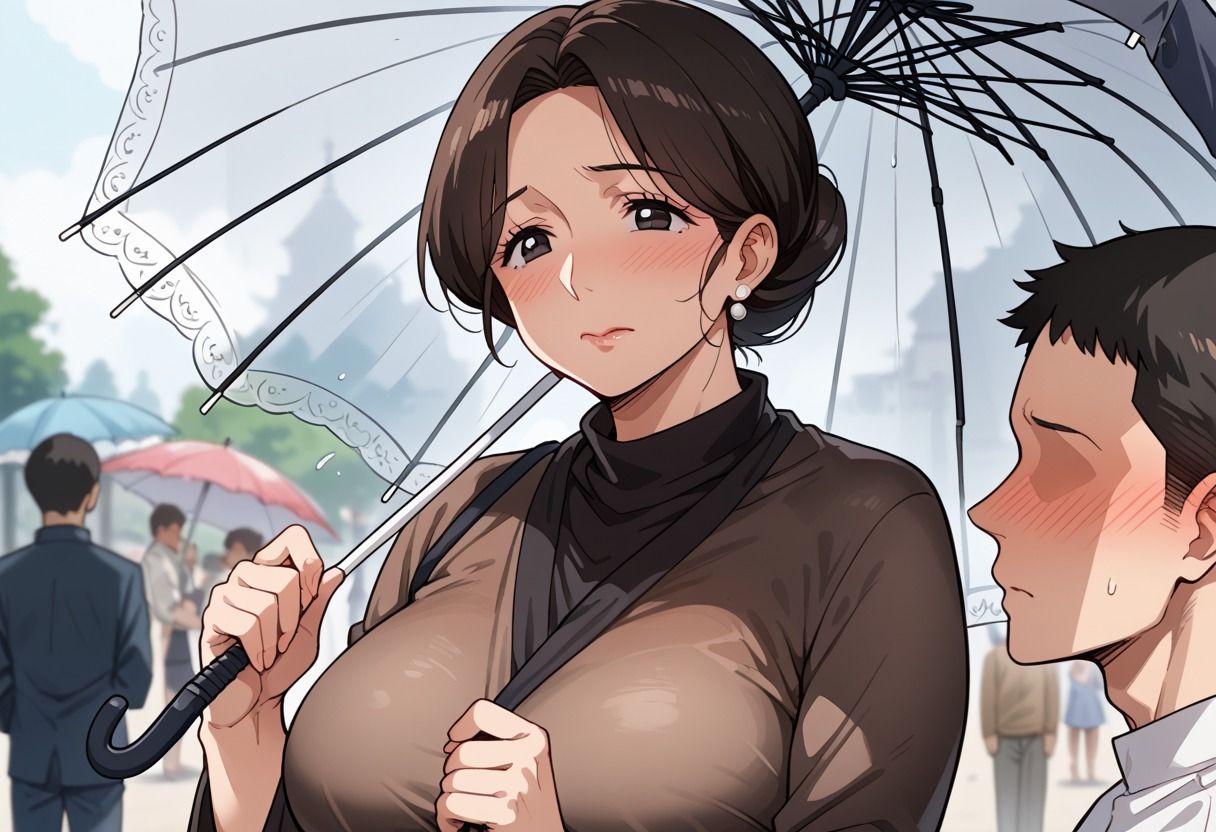 爆乳義母 サンプル1ページ目