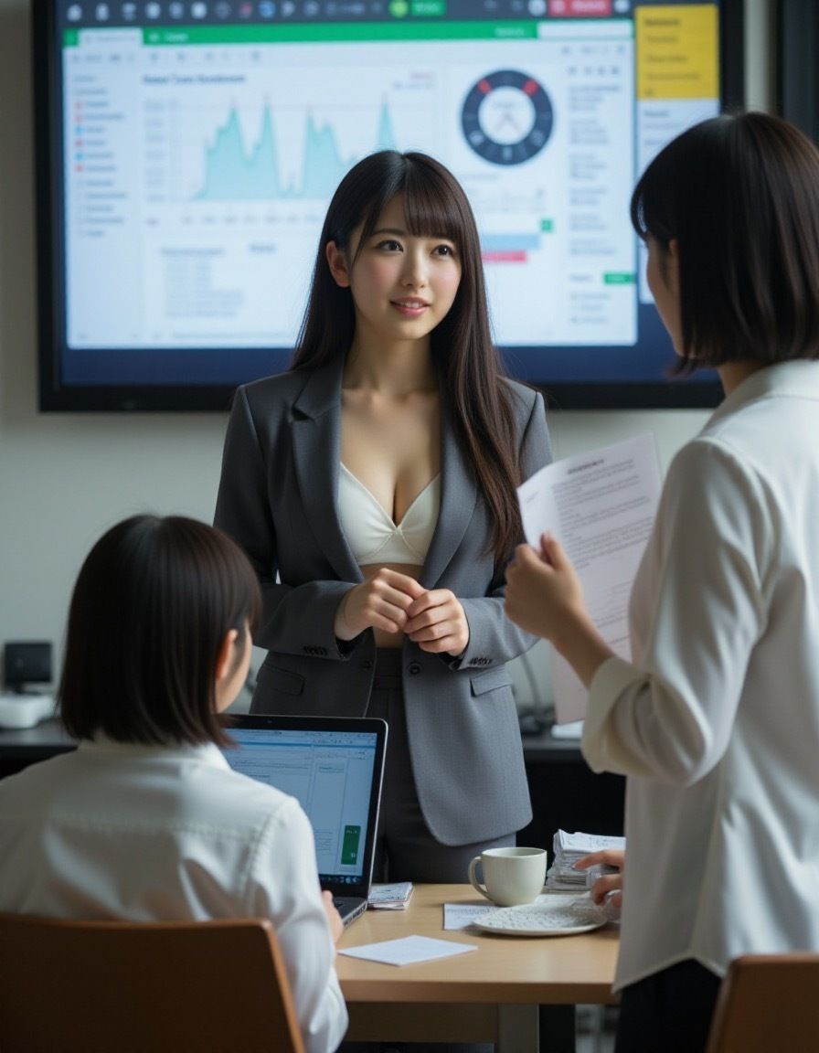 弊社の女性社員2 サンプル1ページ目