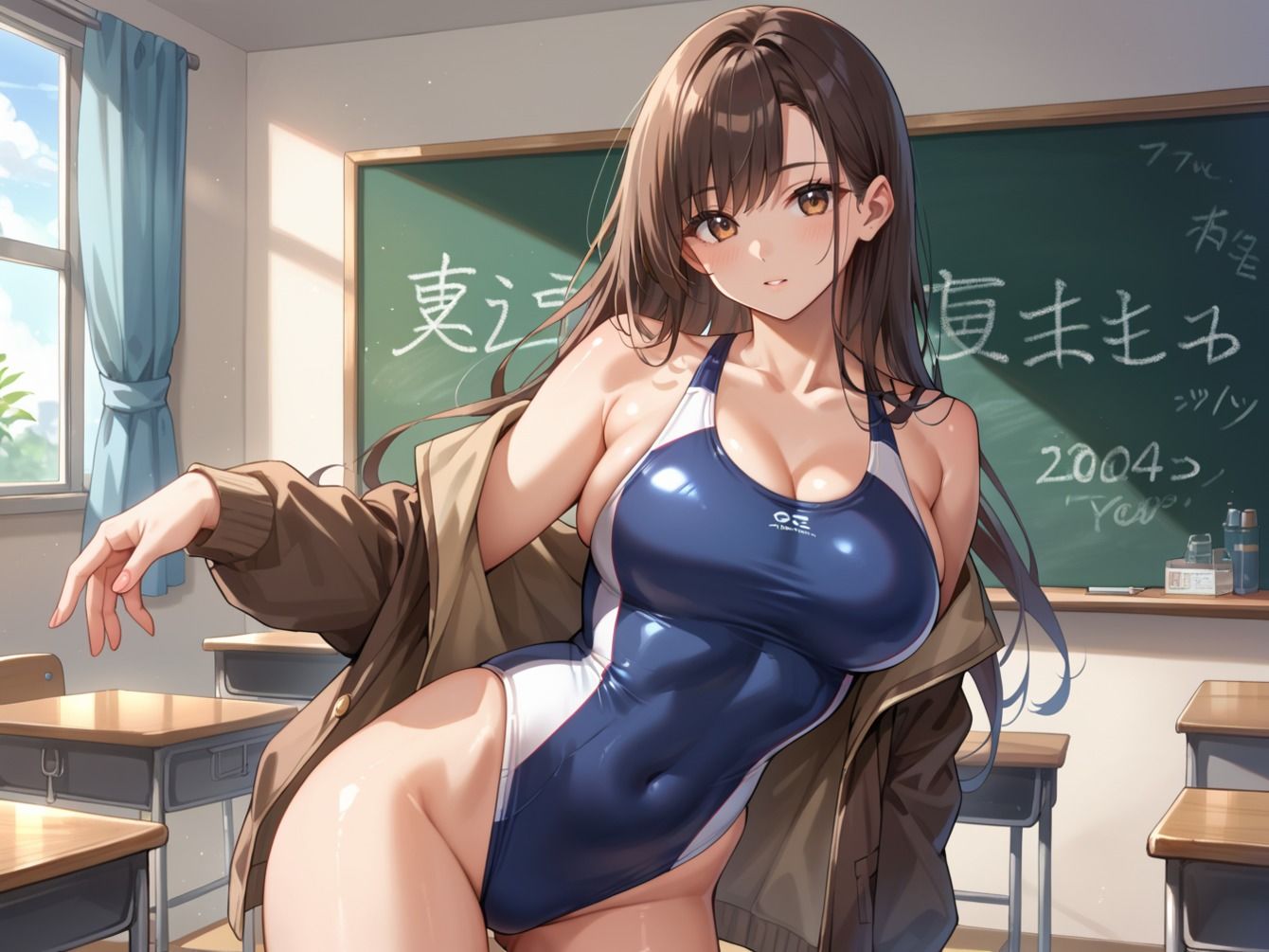 生ハメ学園水泳部 水着エッチがやめられない サンプル1ページ目