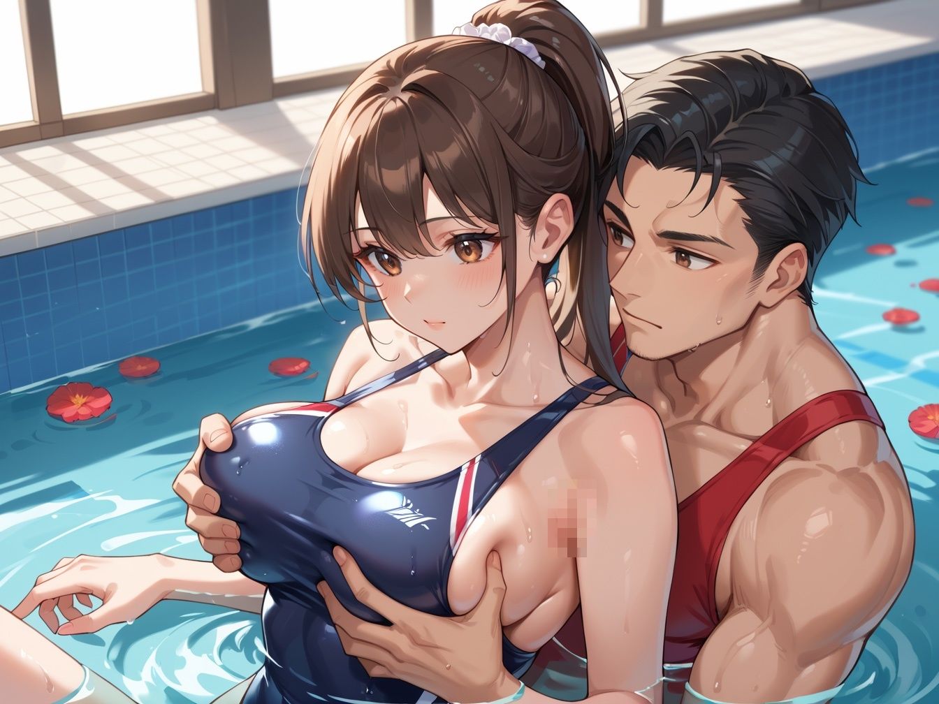 生ハメ学園水泳部 水着エッチがやめられない サンプル2ページ目