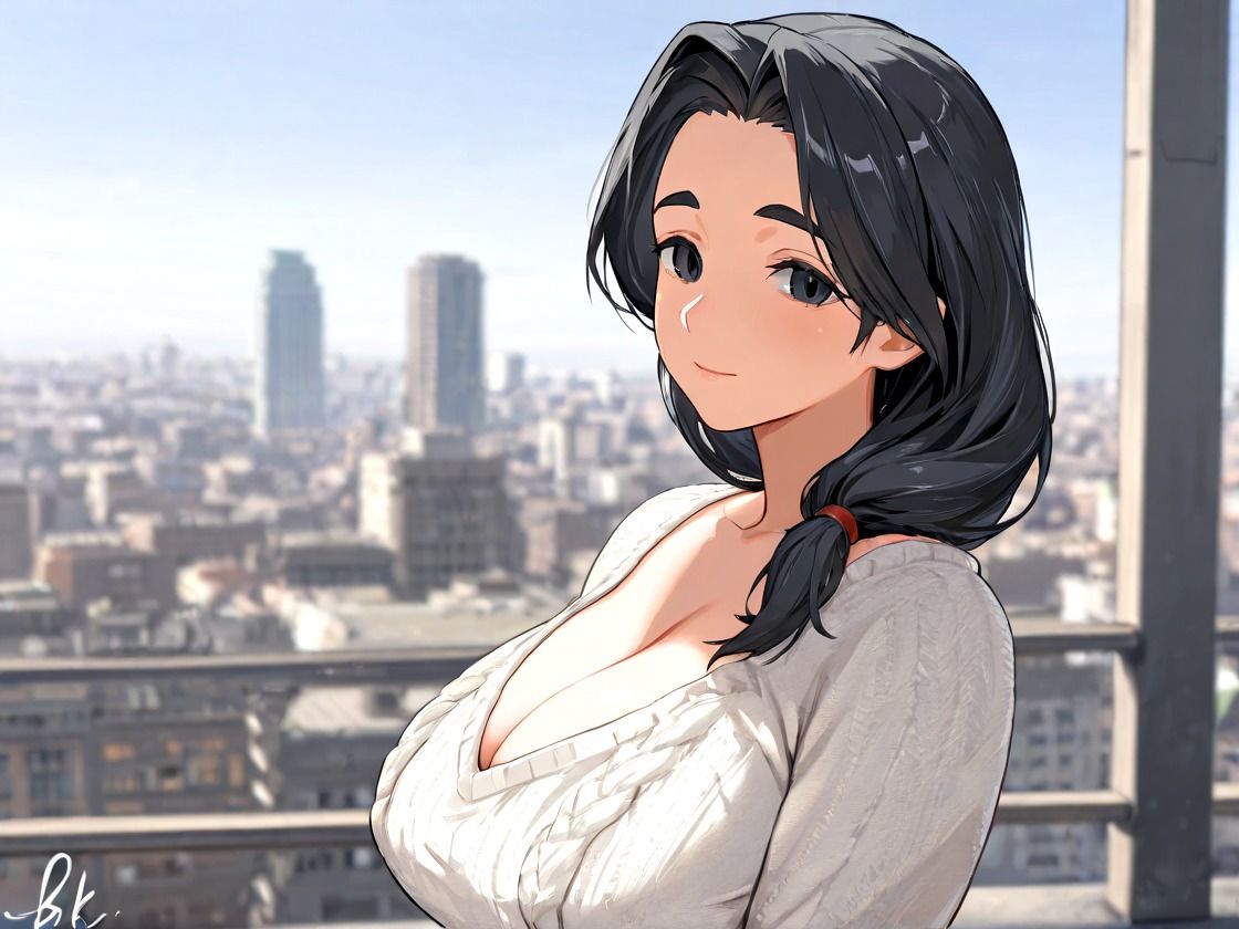 巨乳人妻 敏感乳首興奮 寝取られ サンプル1ページ目