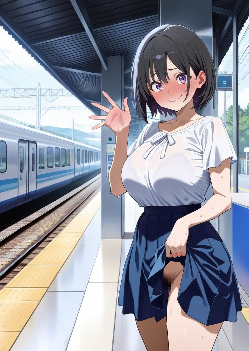 清楚な彼女は断れない 公開羞恥NTR 黒髪ショートちゃん編 サンプル1ページ目