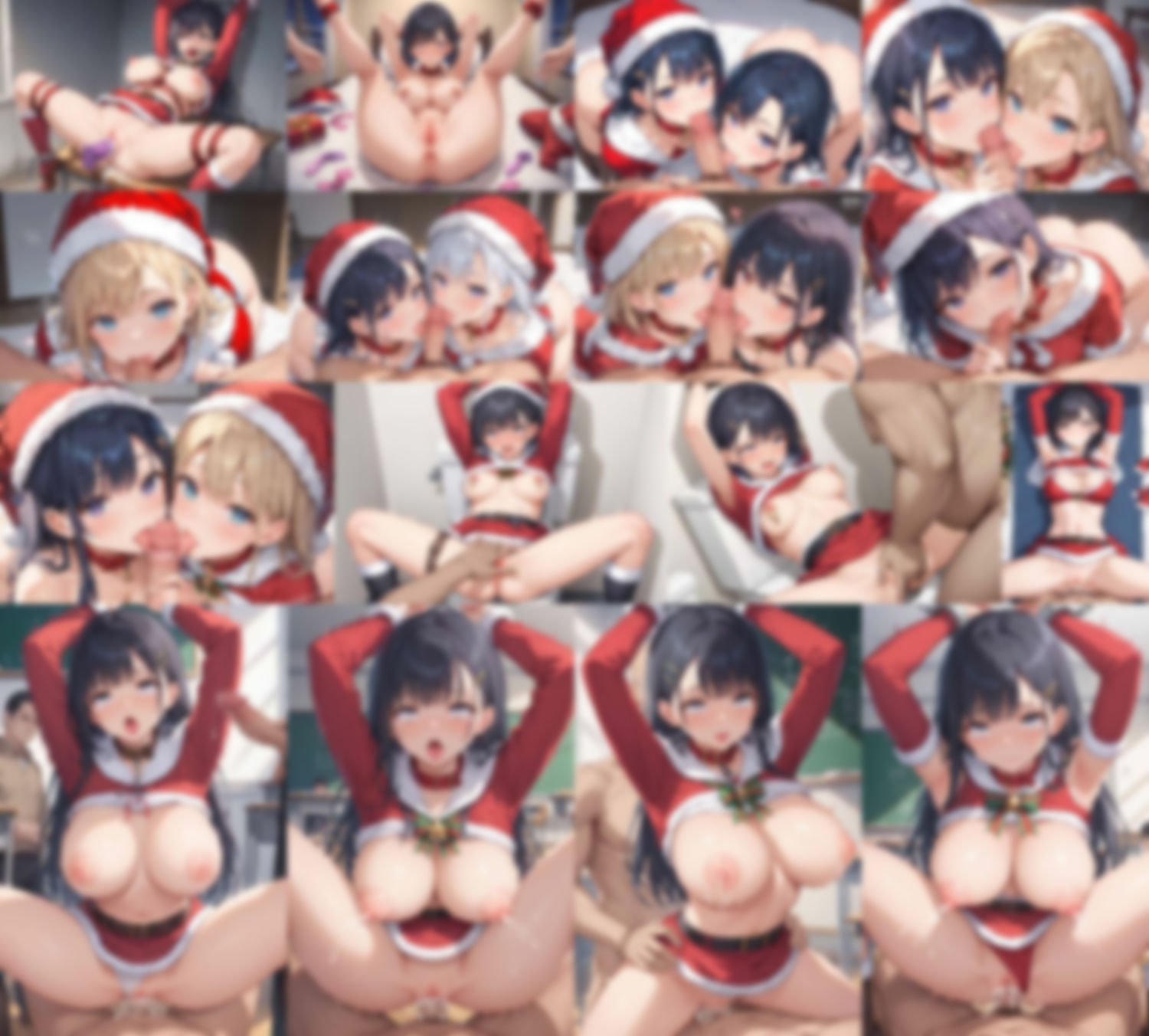 サンタ肉便器にされちゃうオナホ女子 サンプル7ページ目
