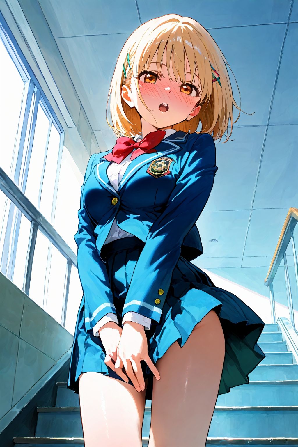 恥じらい×パンチラ隠しがやっぱり優勝でした。vol.2 サンプル4ページ目