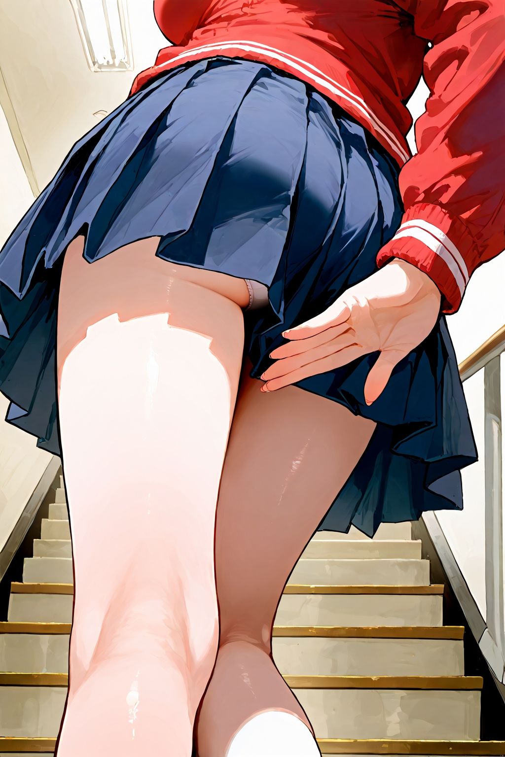 恥じらい×パンチラ隠しがやっぱり優勝でした。vol.2 サンプル8ページ目