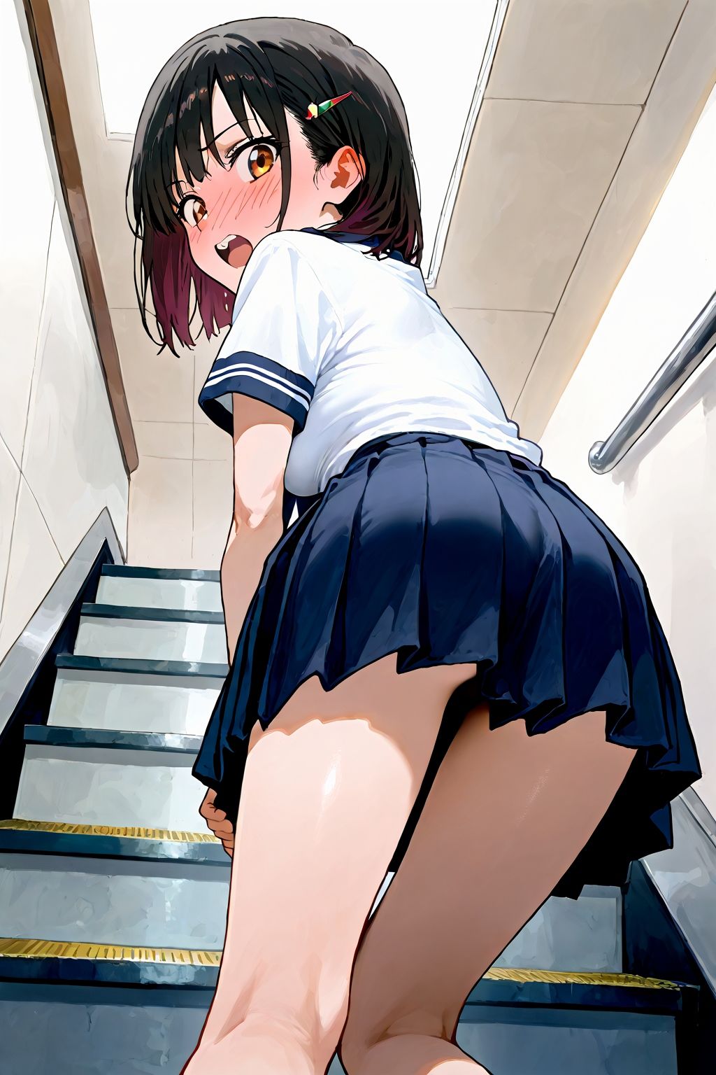 恥じらい×パンチラ隠しがやっぱり優勝でした。vol.3 サンプル2ページ目