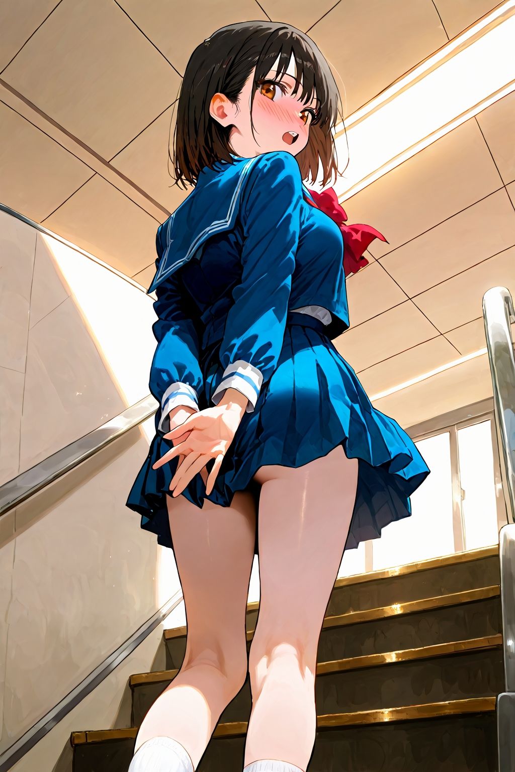 恥じらい×パンチラ隠しがやっぱり優勝でした。vol.3 サンプル7ページ目