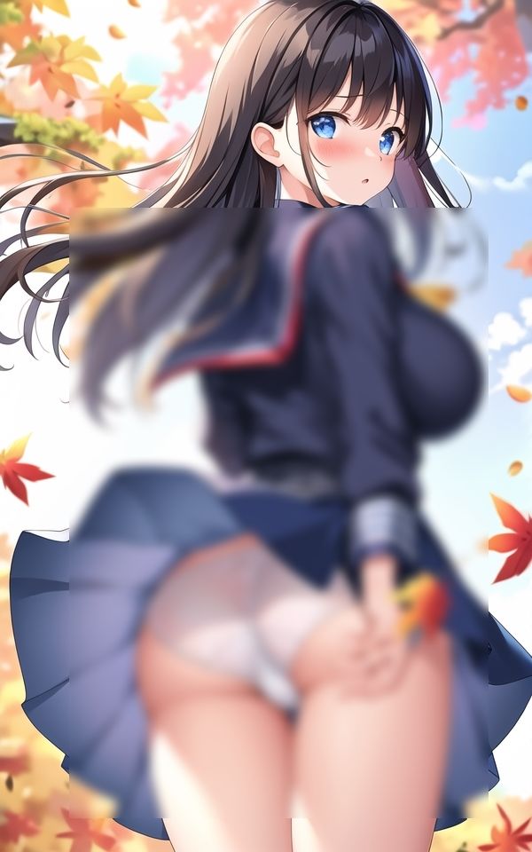 風でパンツ見えちゃってませんか？ サンプル1ページ目
