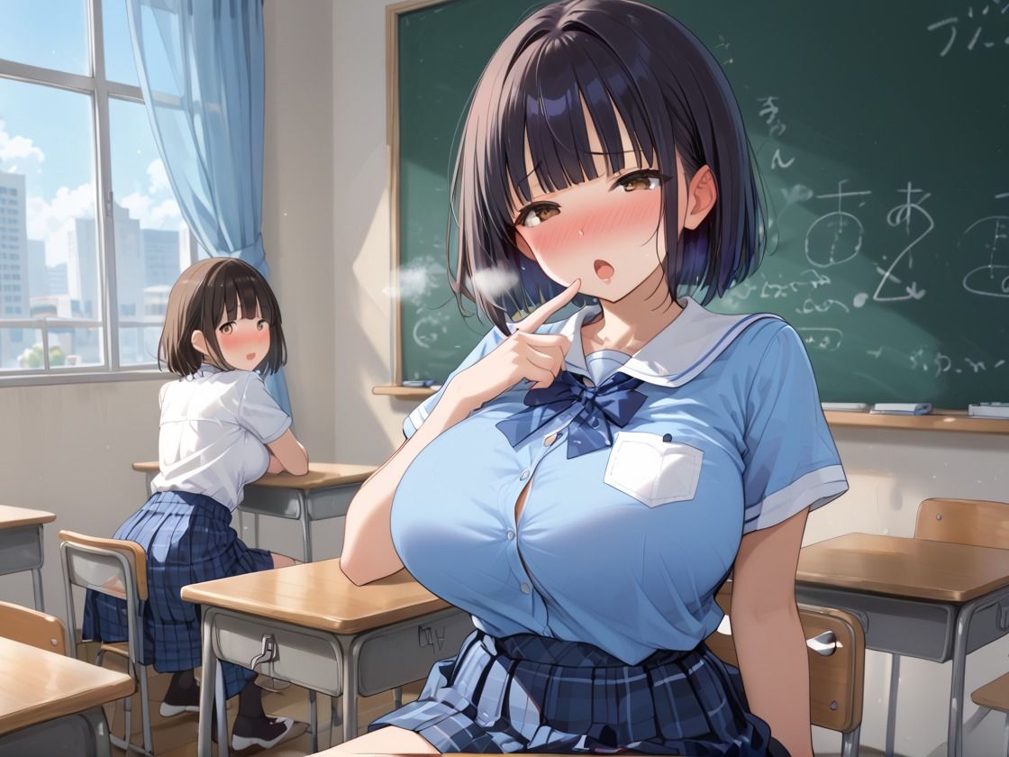 女子校生とスク水セックス サンプル2ページ目