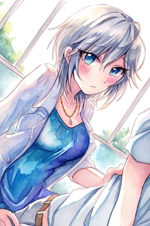 透き通るように鮮やかなアイドルたち サンプル1ページ目
