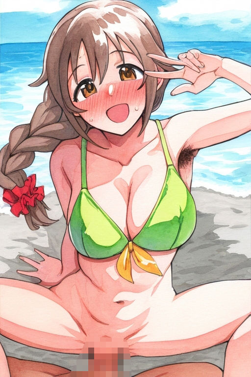 透き通るように鮮やかなアイドルたち サンプル7ページ目