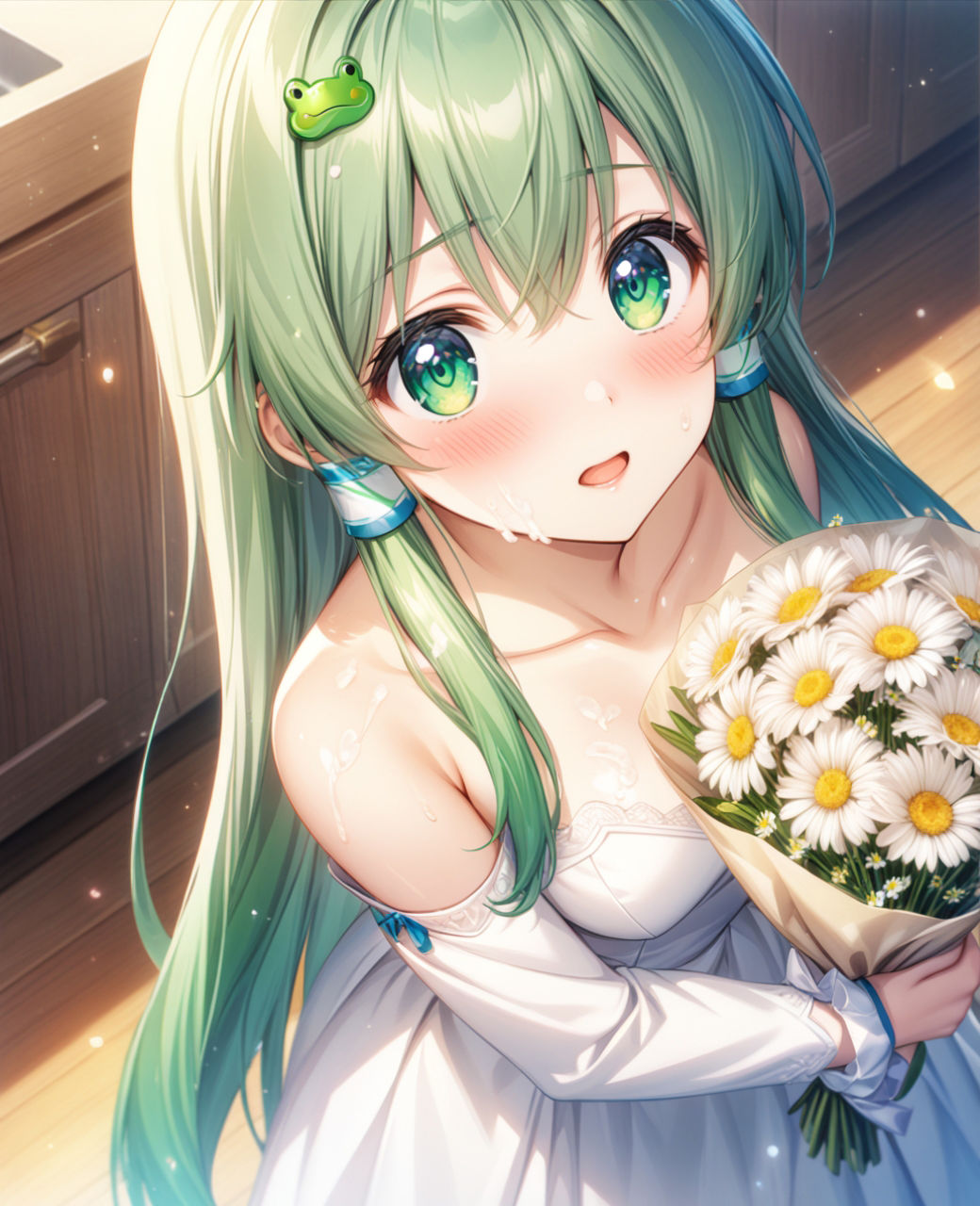 美少女〇〇まみれ・東風谷早苗（東方） サンプル6ページ目