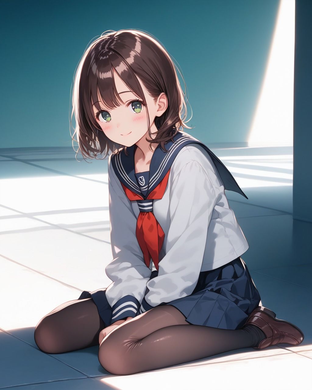 ちょっとエッチなセーラー服美少女 サンプル1ページ目