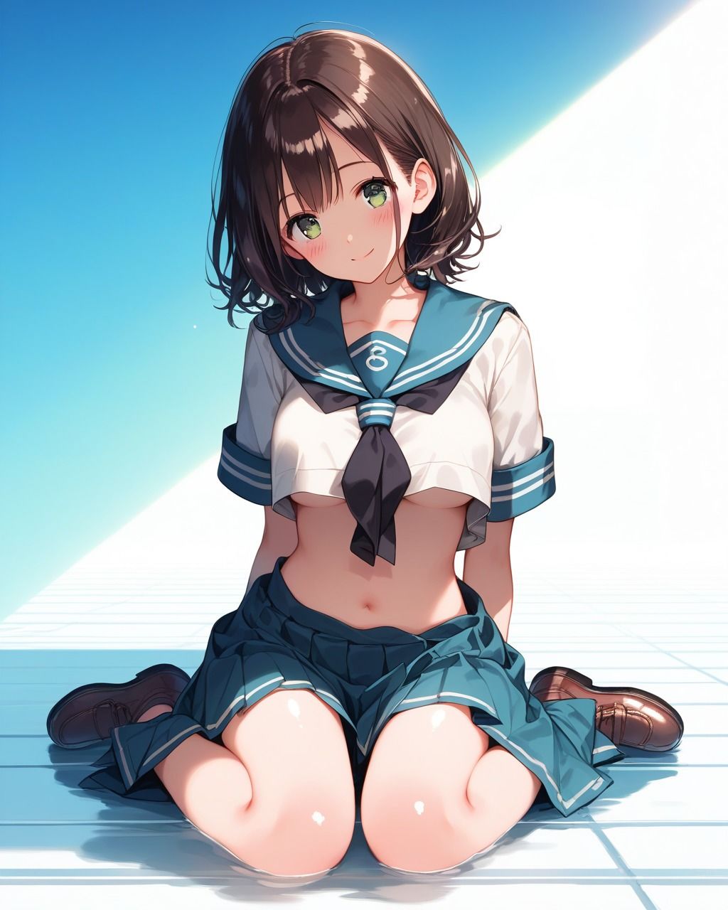 ちょっとエッチなセーラー服美少女 サンプル8ページ目