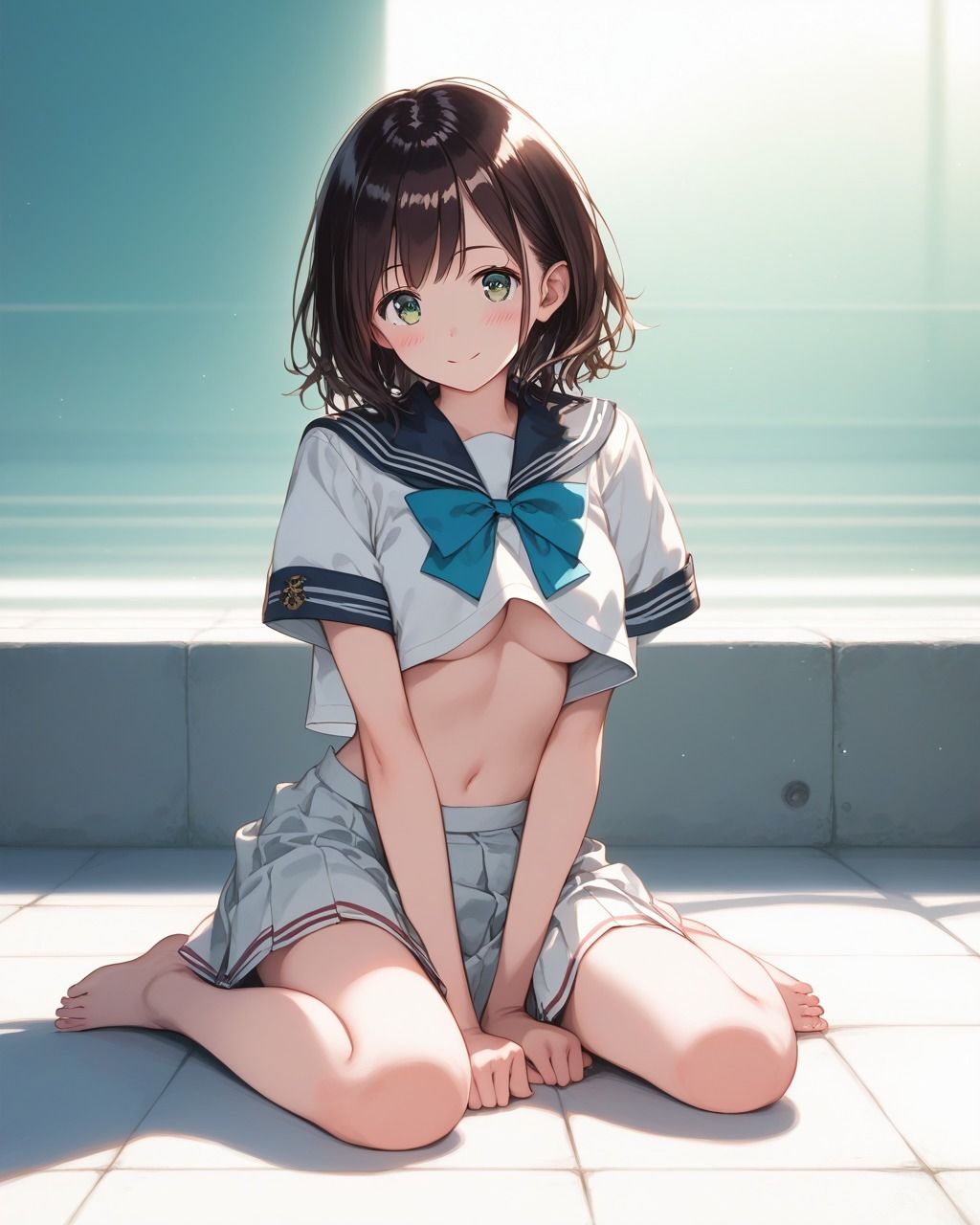 ちょっとエッチなセーラー服美少女 サンプル9ページ目