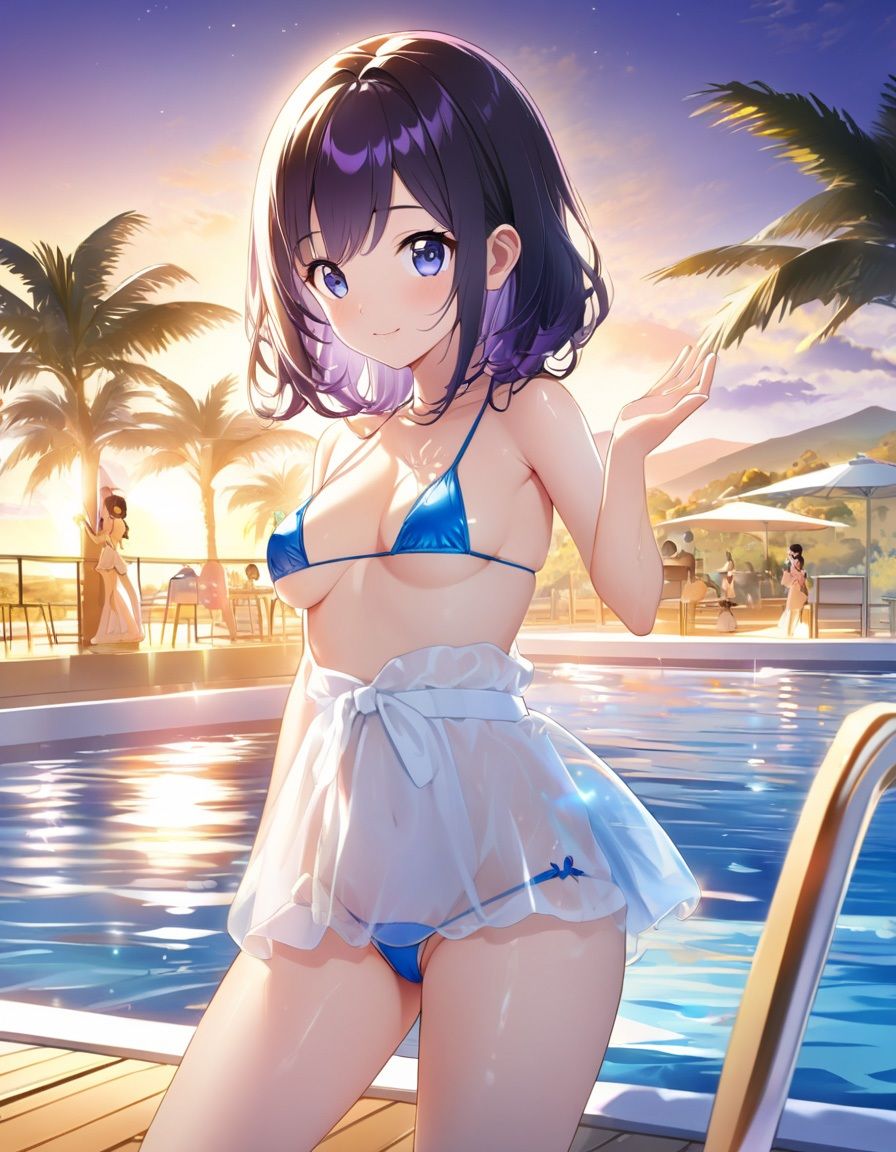 女子〇生日記 プールS〇X サンプル3ページ目