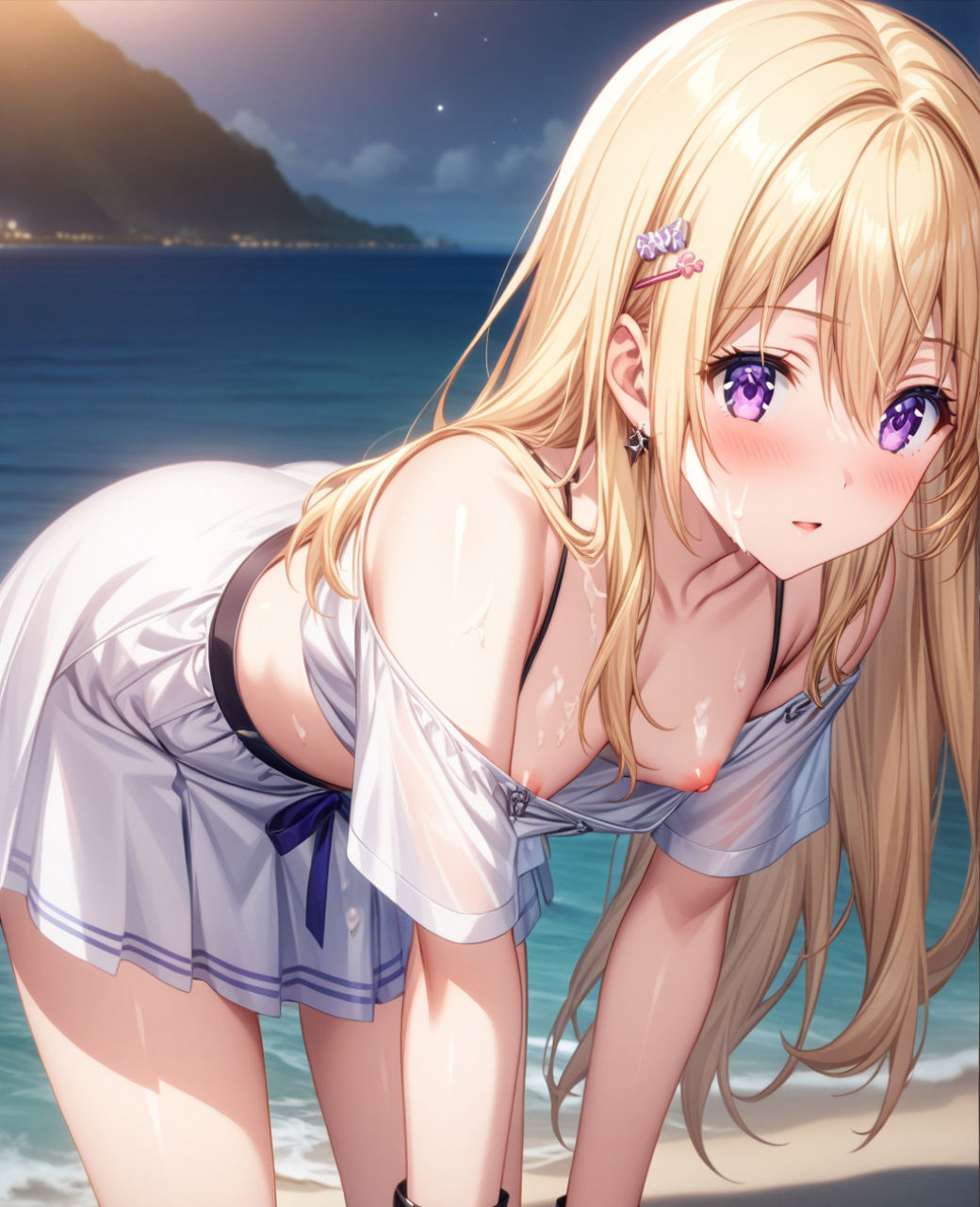 美少女羞恥 白濁デコレ・綾〇沙季（義妹生活） サンプル8ページ目