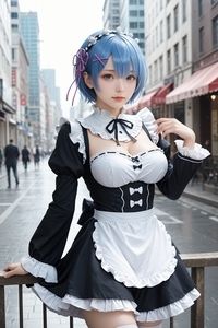 【巨乳レイヤー】レ◯えちえちコスプレ サンプル2ページ目