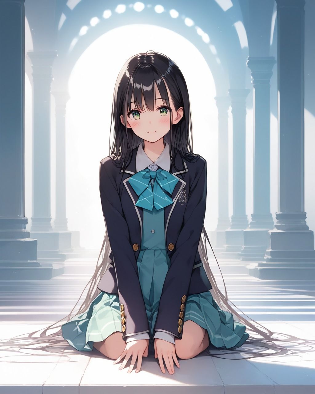 ちょっとエッチなブレザー制服美少女 サンプル1ページ目