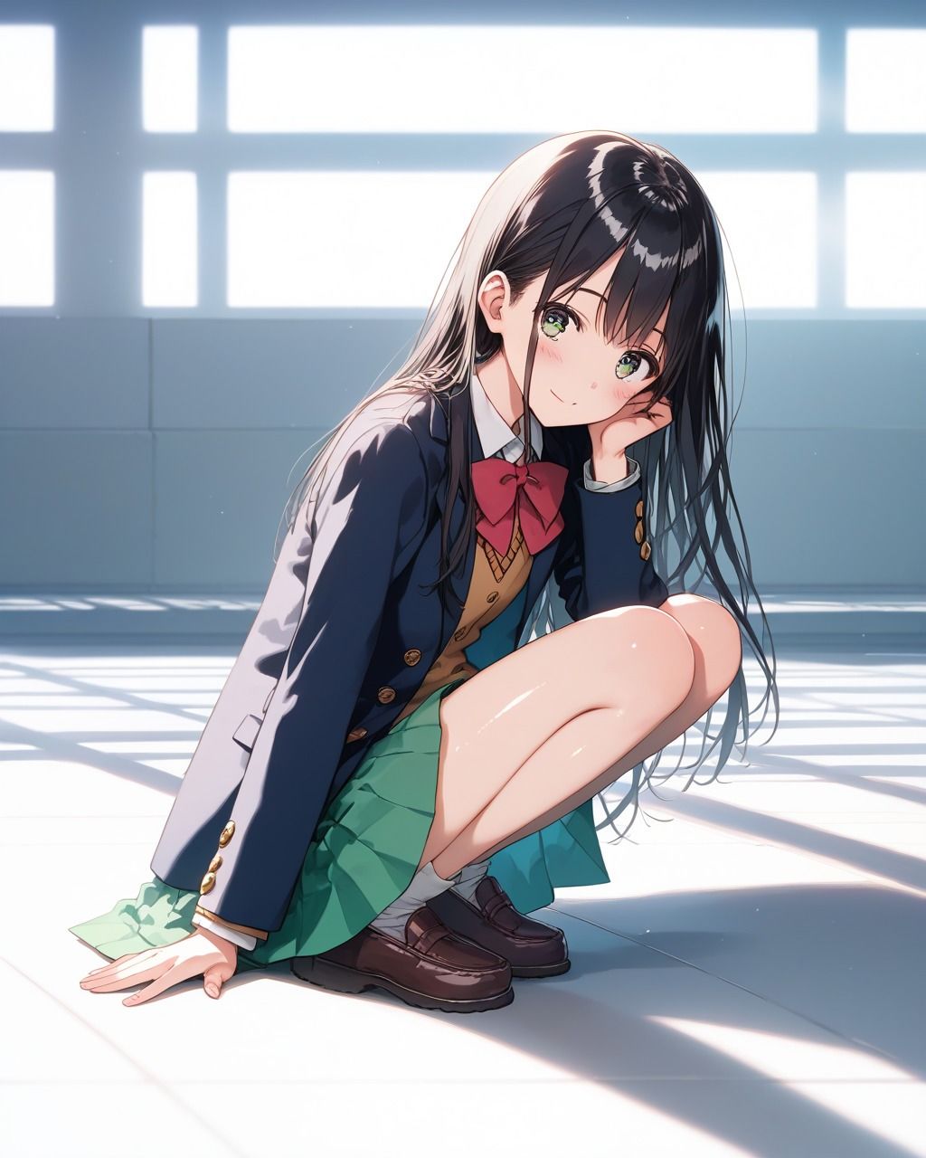 ちょっとエッチなブレザー制服美少女 サンプル3ページ目