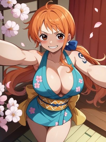 ONE PIECEのナミから送られてきた自撮り写真3 サンプル1ページ目