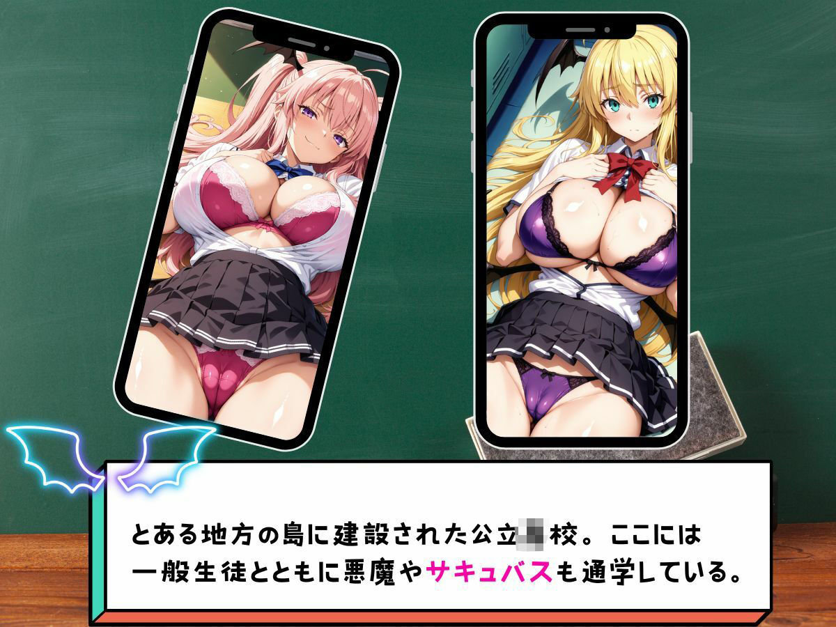 放課後のサキュバス学園 空腹を満たすために性を貪る淫魔たち サンプル2ページ目