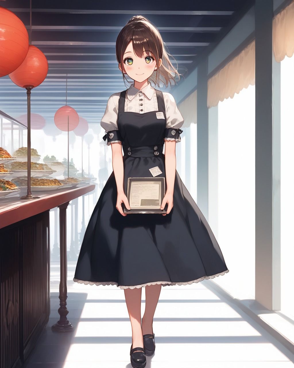 ちょっとエッチなウエイトレス サンプル2ページ目