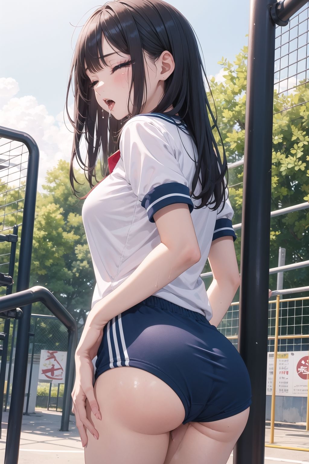 僕と女子校生-ギャル系女子のブルマ サンプル1ページ目