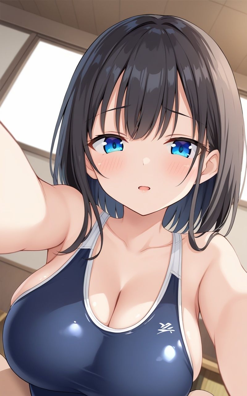 純白のスク水、純情美少女が魅せる濡れた誘惑 サンプル2ページ目