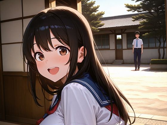 性愛学園 幼馴染とキス練習 サンプル1ページ目