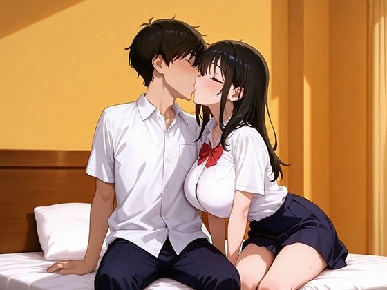 性愛学園 幼馴染とキス練習 サンプル5ページ目