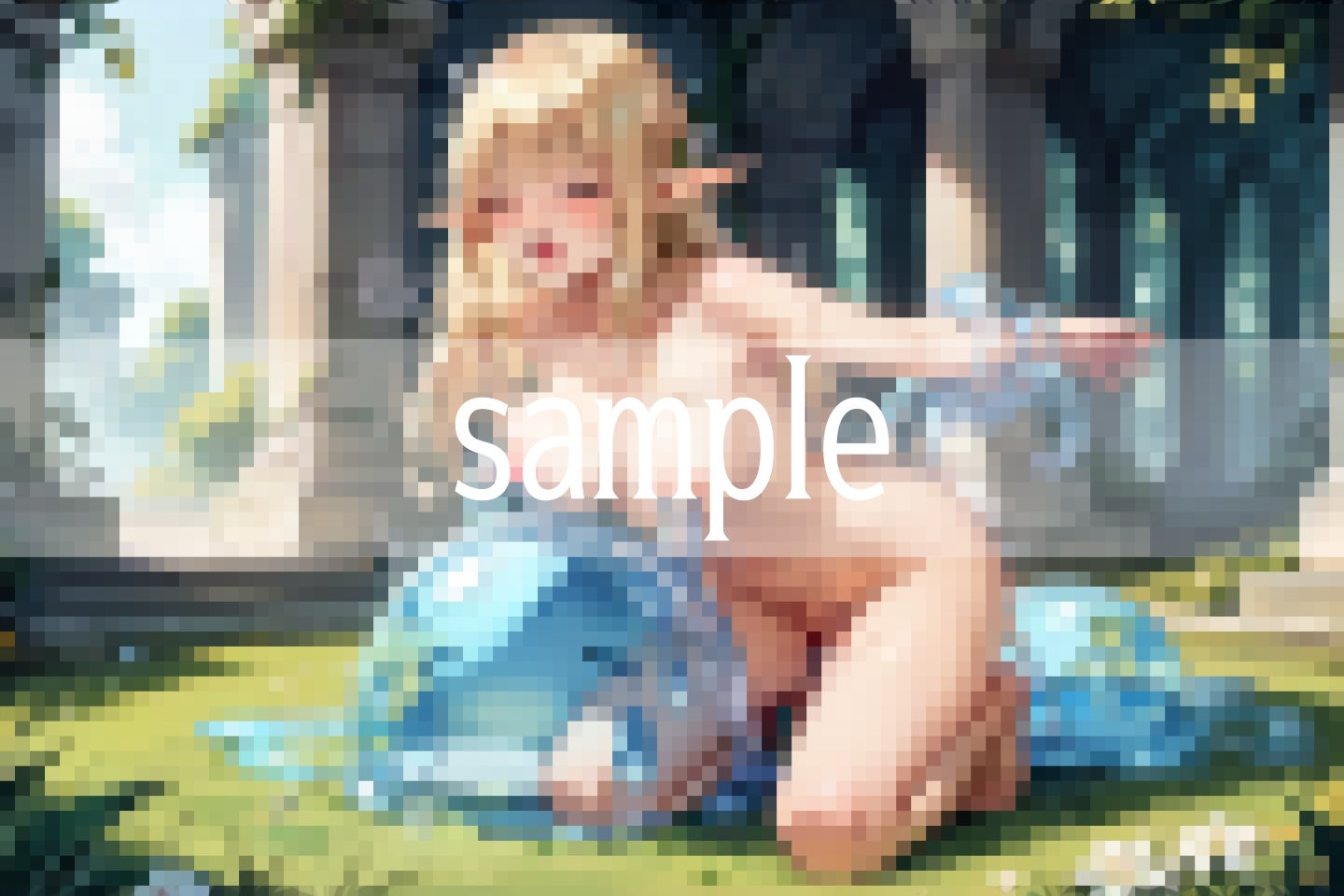 スライムがにゅるっと...おまんこに進入して...犯して...イかせて サンプル3ページ目