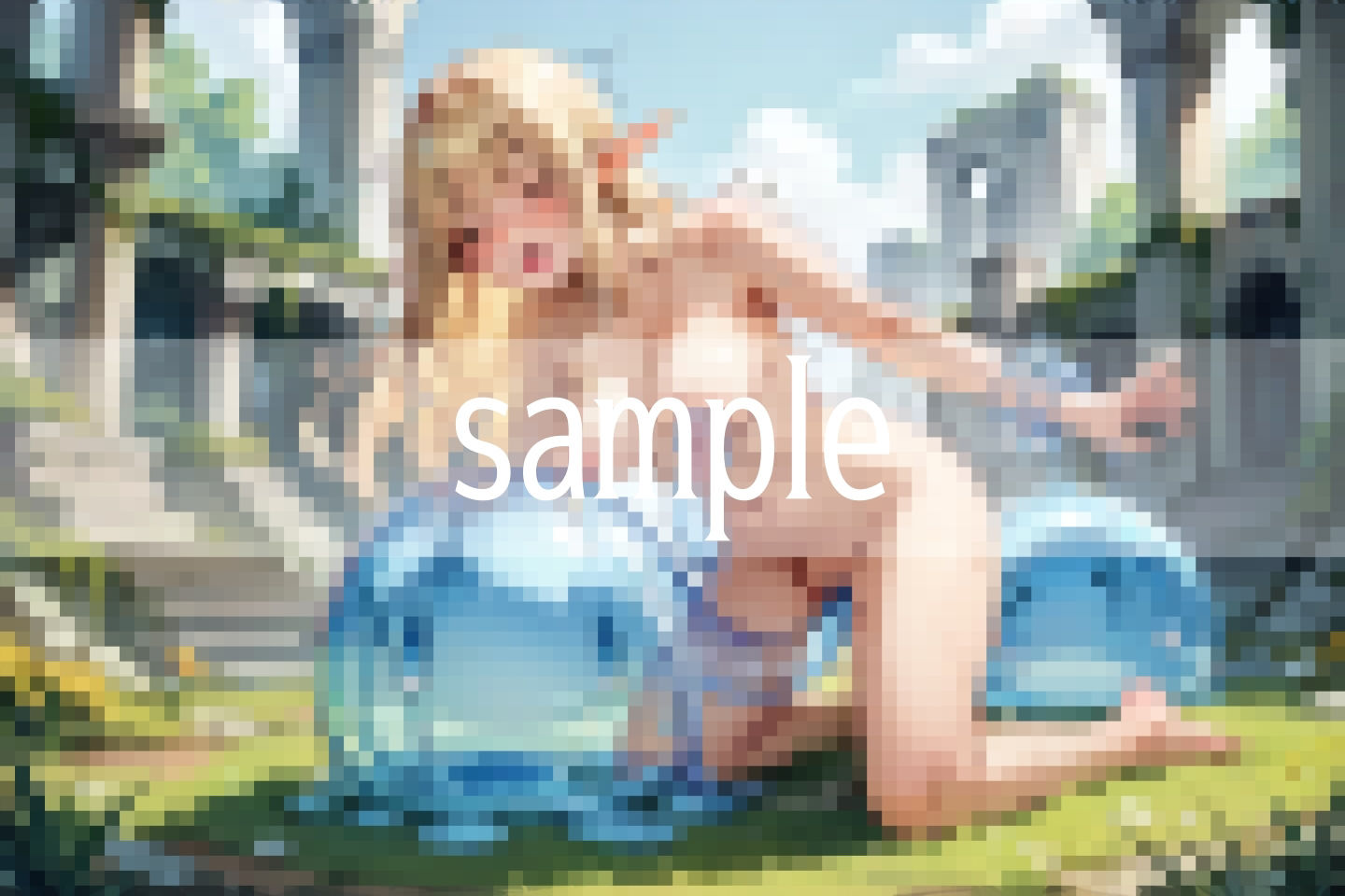 スライムがにゅるっと...おまんこに進入して...犯して...イかせて サンプル6ページ目