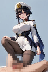 痴女なナ◯ル副艦長 サンプル5ページ目