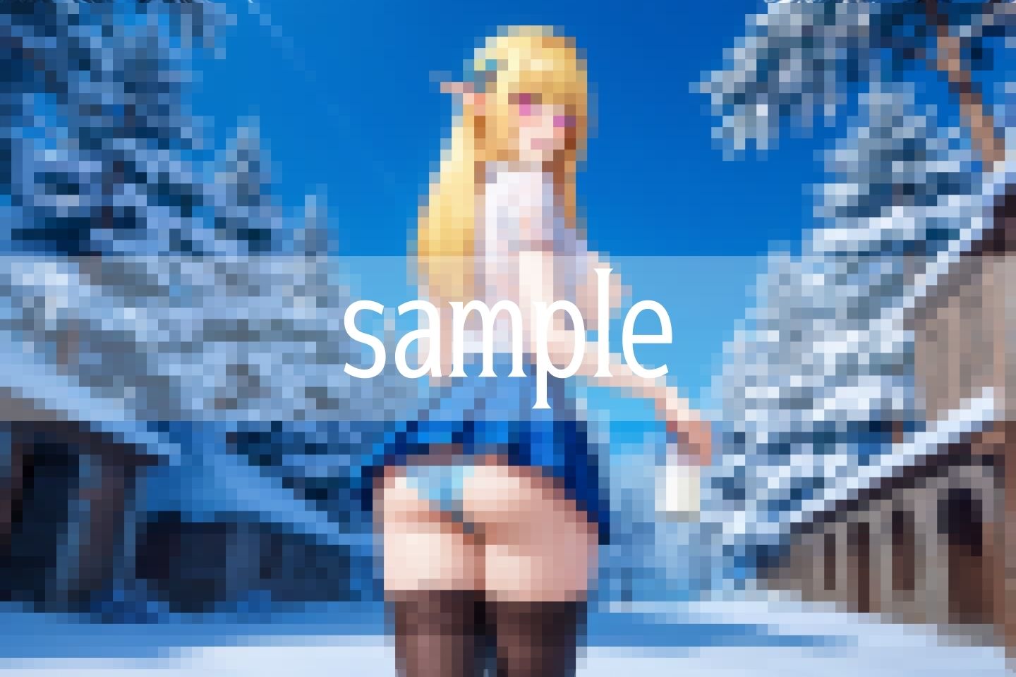 えっちな妖精さんが暮らす異世界エルフの村へようこそ サンプル3ページ目