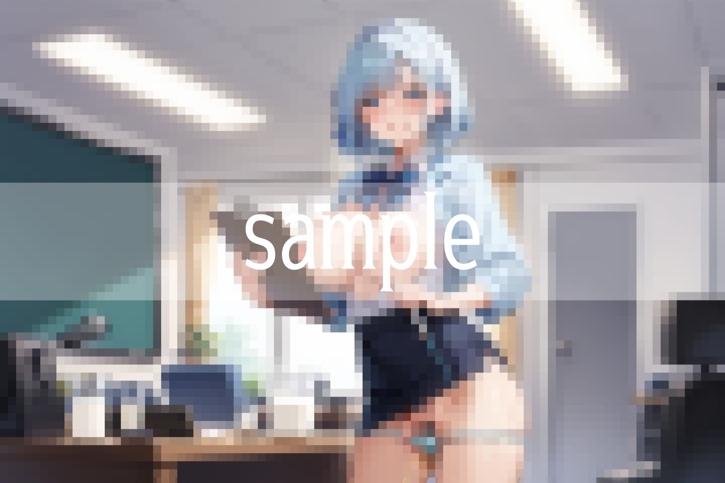 ずり下げて...おしっこと母乳が溢れ出す... サンプル3ページ目