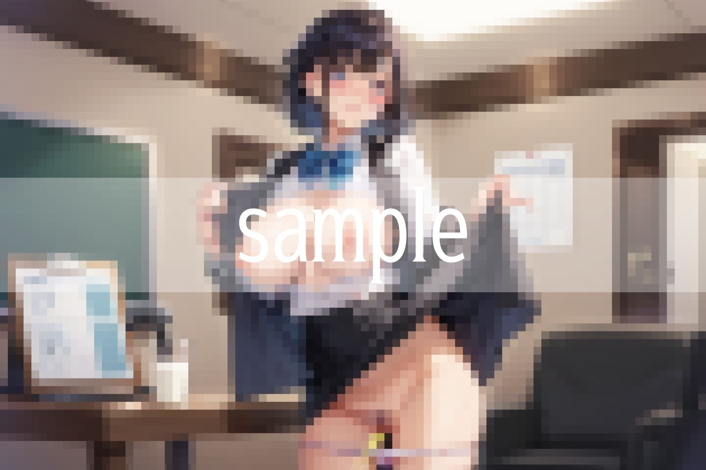 ずり下げて...おしっこと母乳が溢れ出す... サンプル4ページ目