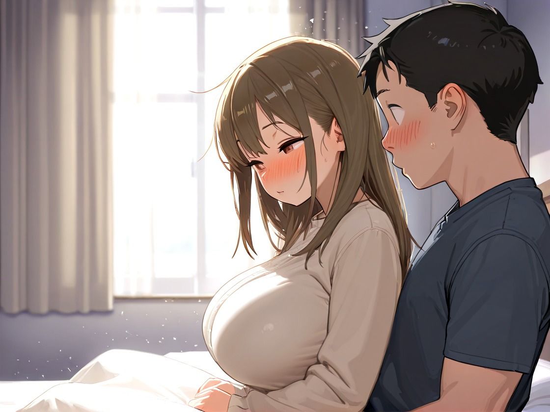 爆乳人妻 サンプル2ページ目