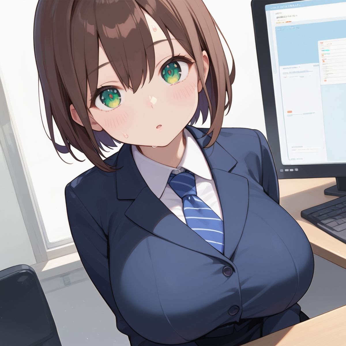 巨乳OLにヒミツのサービス残業してもらった件。〜後輩編〜 Vol.19 サンプル10ページ目