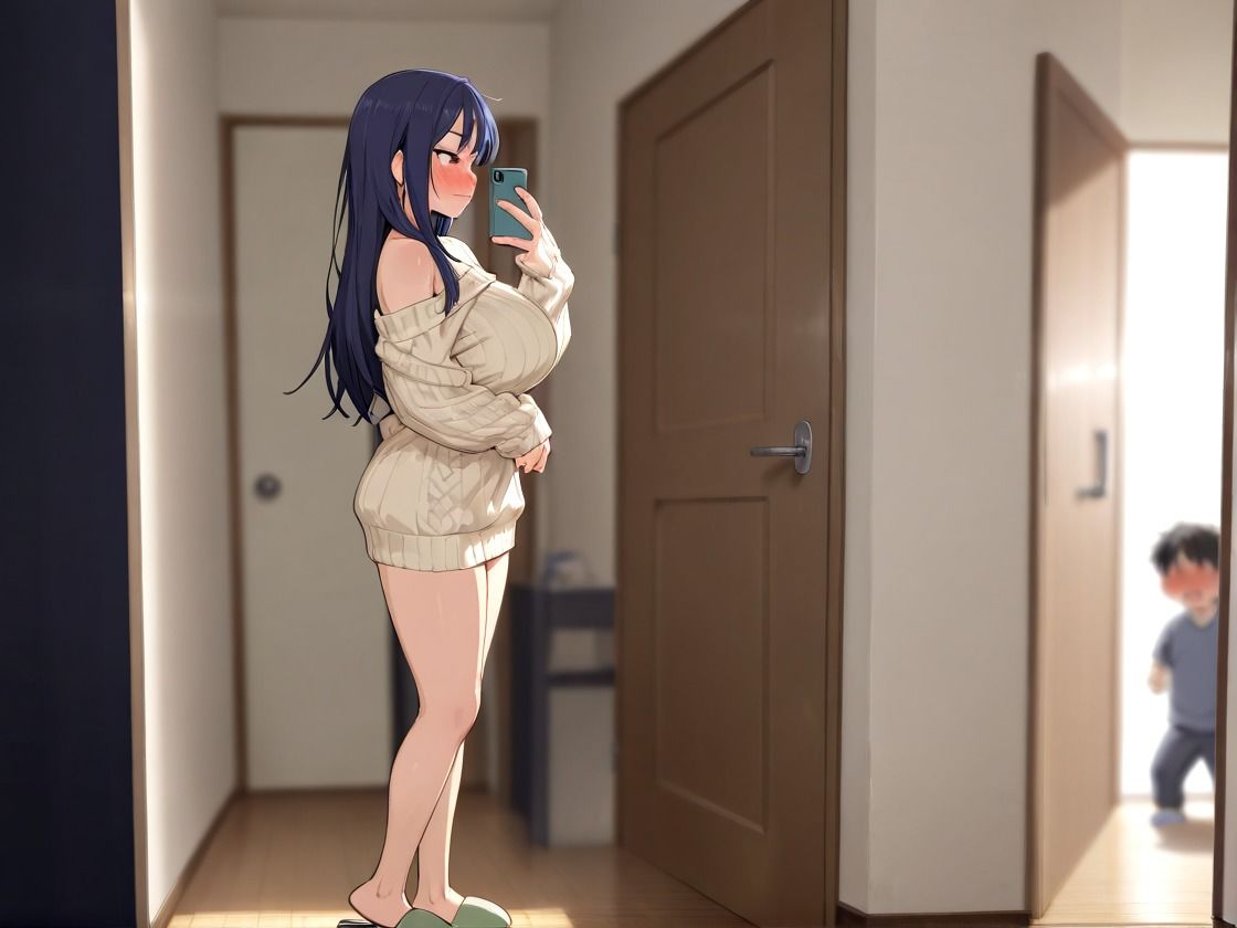 巨乳人妻 淫乱種付け 中出しでいいのよ サンプル1ページ目