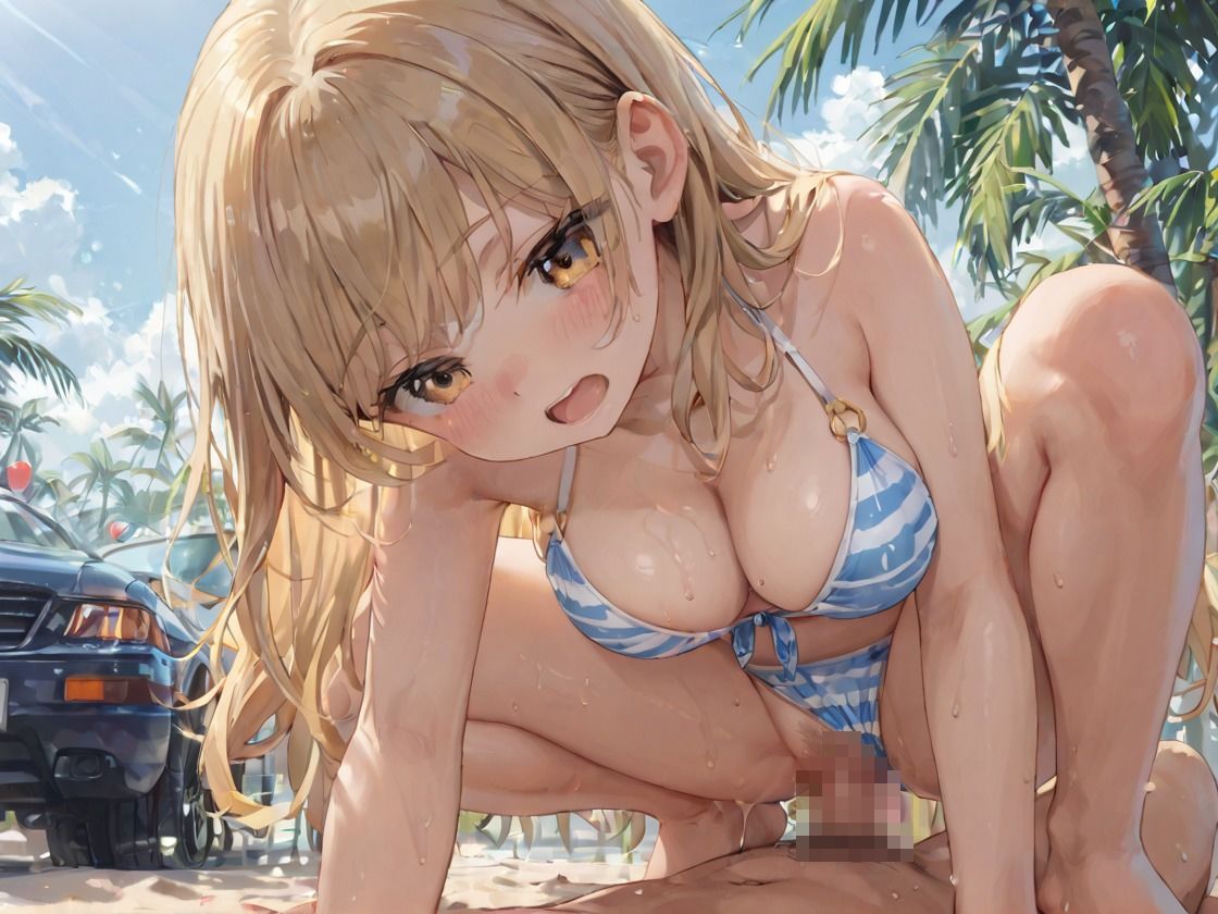 巨乳金髪美女JKとヤりまくり中出しSEX サンプル3ページ目