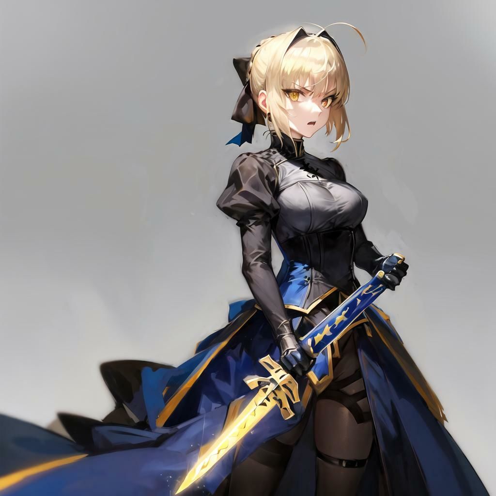 キャラフェチ  騎士王  フェラ編 サンプル4ページ目