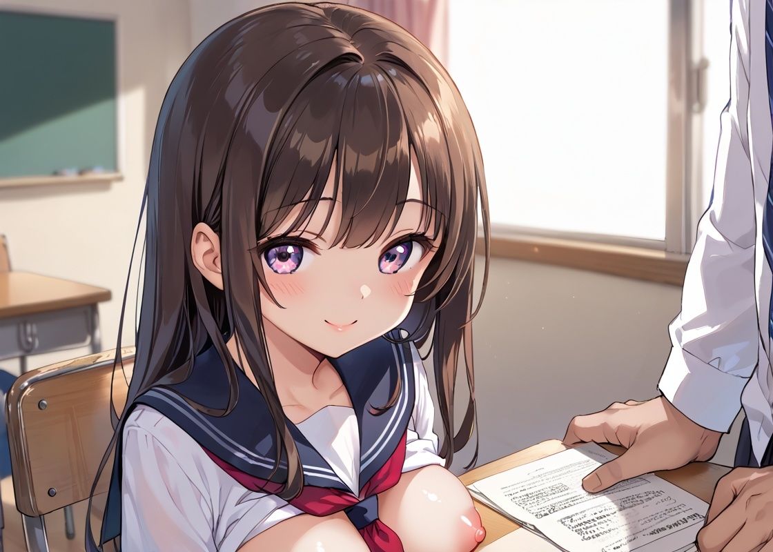 ノーブラ女子校生の卑猥な日常 サンプル2ページ目