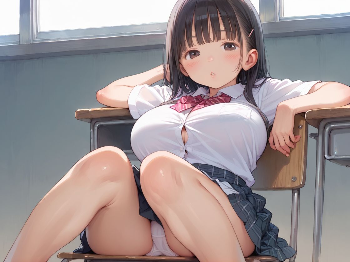 爆乳女子校生 性処理当番 サンプル5ページ目